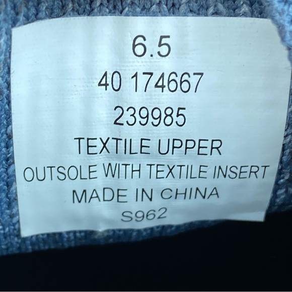 Tommy Bahama Women’s Flint Knit Jogger Memory Foam Slip On Shoe Blue Size 6.5 - Picture 12 of 12